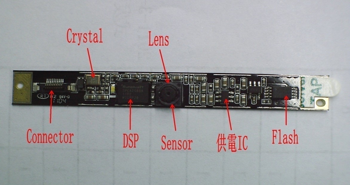 笔记本摄像头模组